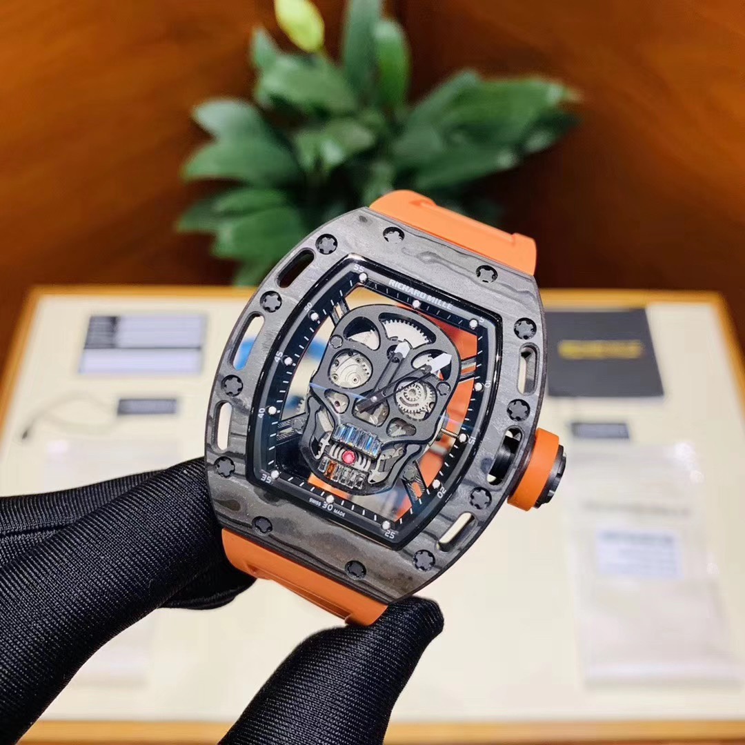 Richard Mille RM052 Skull Collection Latest Night Carbon Fiber Upgrade Watch Richard Mille RM052 Skull Collection Latest Night Carbon Fiber Upgrade Watch