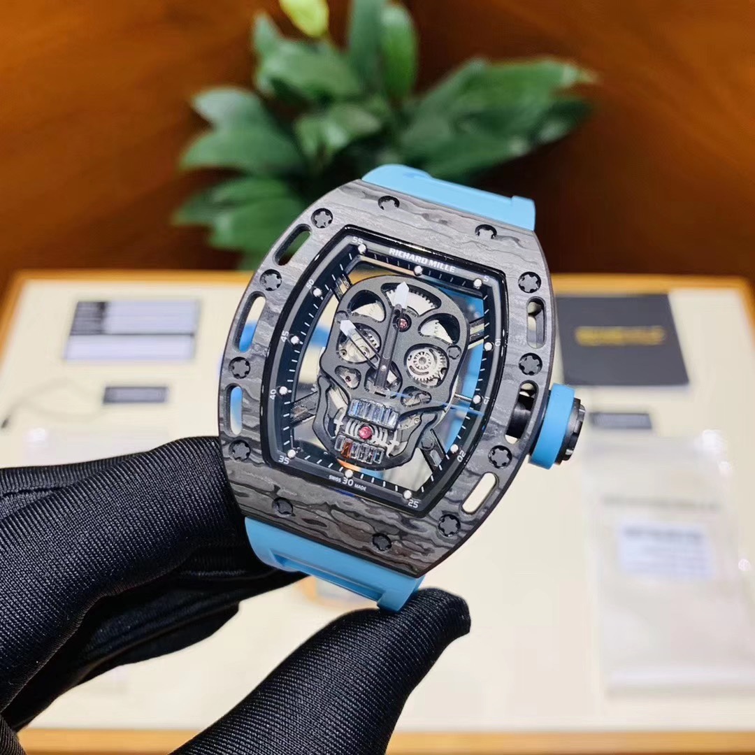 Richard Mille RM052 Skull Collection Latest Night Carbon Fiber Upgrade Watch Richard Mille RM052 Skull Collection Latest Night Carbon Fiber Upgrade Watch