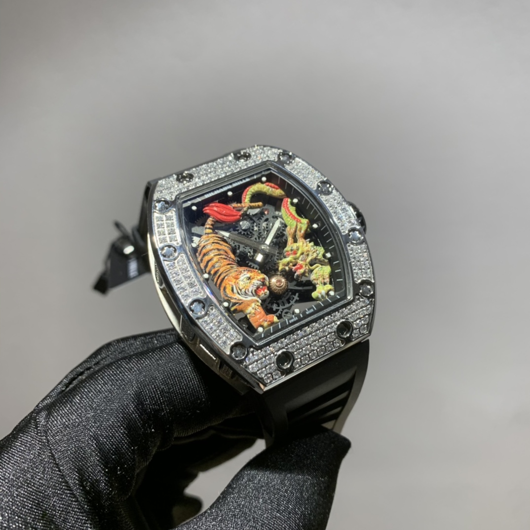 Richard Mille RM 51-01 Dragon and Tiger Fully Set Watch Richard Mille RM 51-01 Dragon and Tiger Fully Set Watch