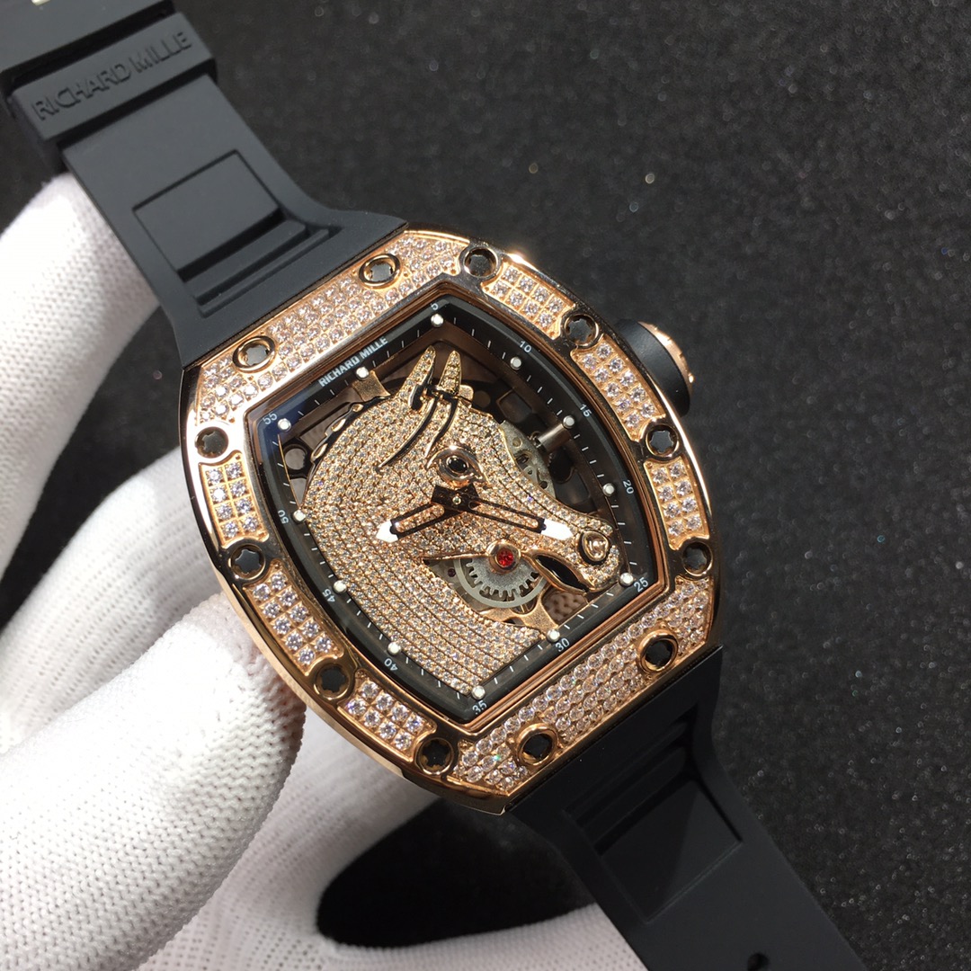 RICHARD MILLE RM052-02 Tourbillon Diamond Watch RICHARD MILLE RM052-02 Tourbillon Diamond Watch