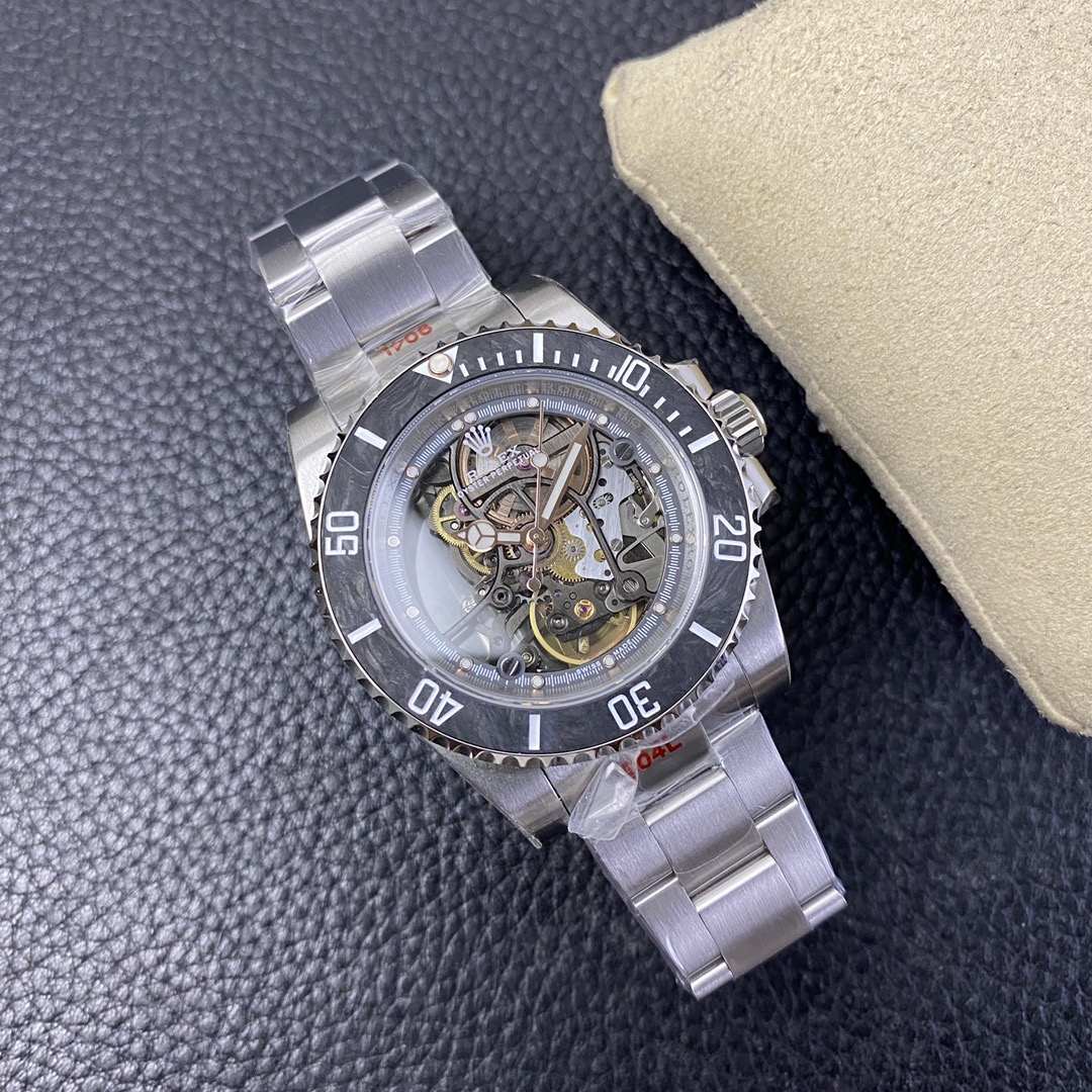 Rolex Submariner “Hulk” 40 Series, Silver White Skeletonized Movement Edition Rolex Submariner “Hulk” 40 Series, Silver White Skeletonized Movement Edition