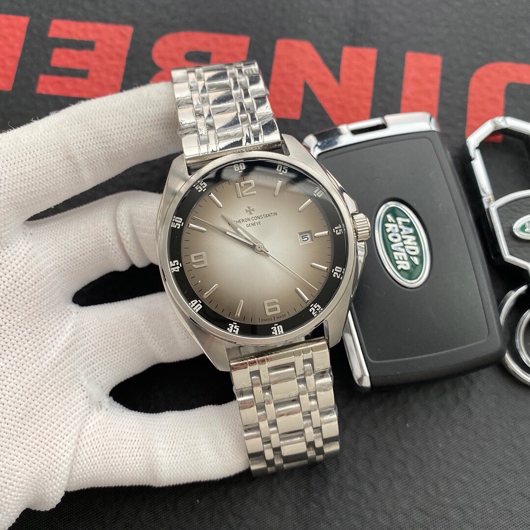 Vacheron Constantin 43mm stainless steel gradient color exquisite men’s wristwatch Vacheron Constantin 43mm stainless steel gradient color exquisite men’s wristwatch