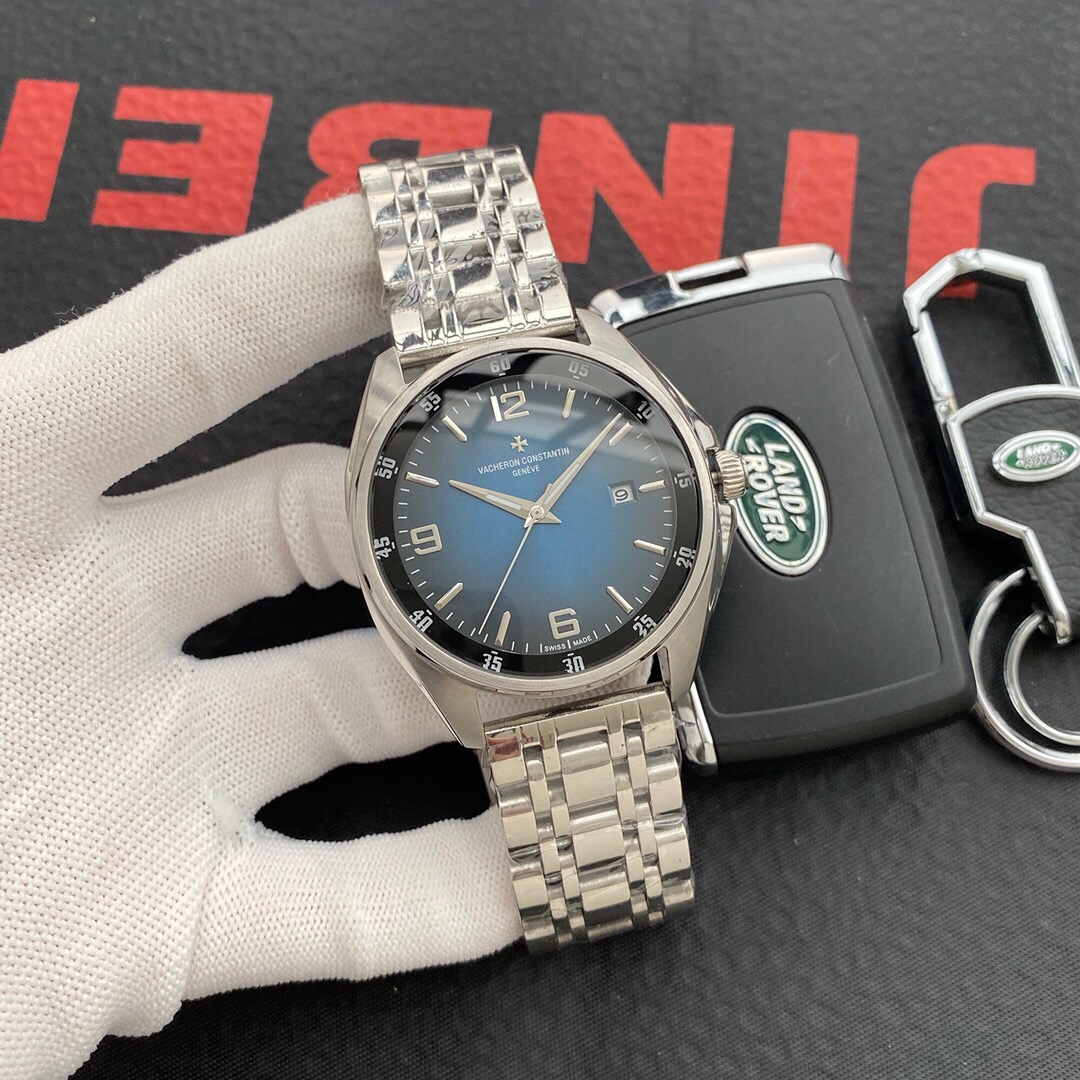 Vacheron Constantin 43mm stainless steel gradient color exquisite men’s wristwatch Vacheron Constantin 43mm stainless steel gradient color exquisite men’s wristwatch