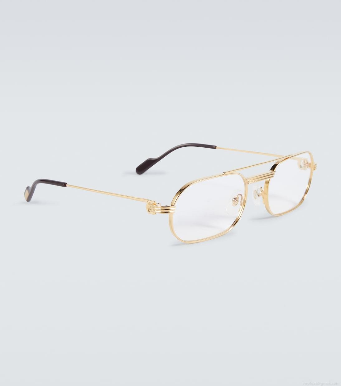 Cartier Eyewear CollectionException rectangular glasses Cartier Eyewear CollectionException rectangular glasses