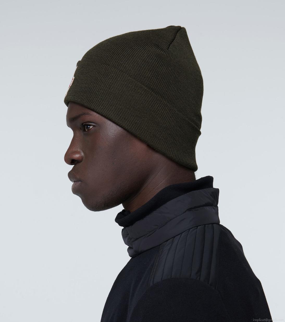 Moncler GrenobleKnitted wool beanie Moncler GrenobleKnitted wool beanie