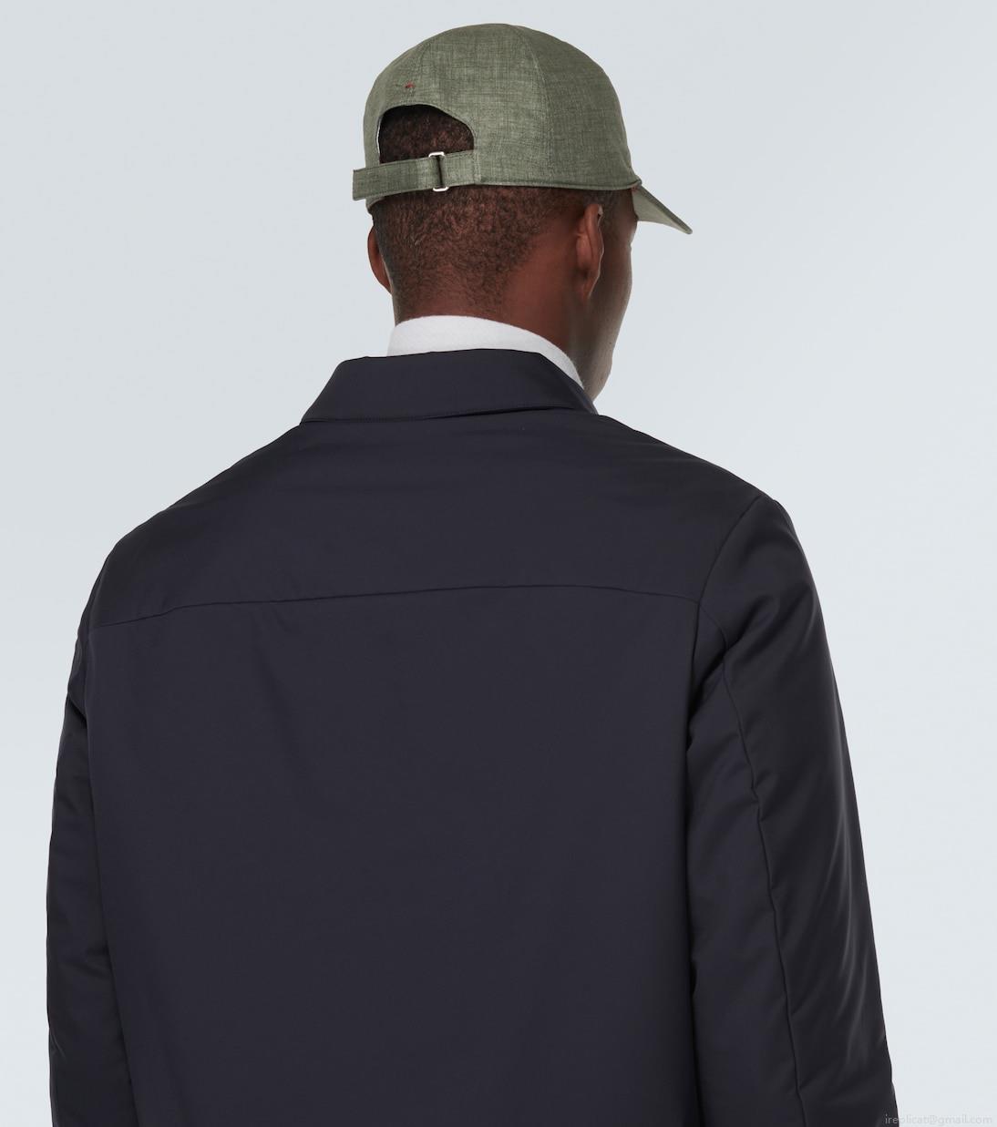 Loro PianaLogo linen hat Loro PianaLogo linen hat