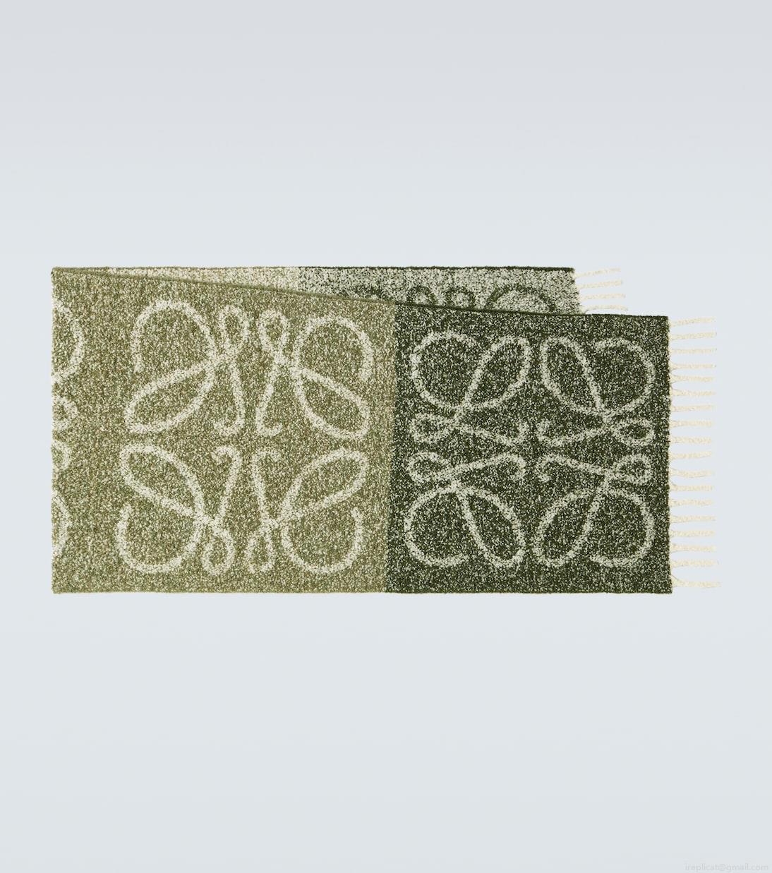 LoeweAnagram alpaca-blend bouclé scarf LoeweAnagram alpaca-blend bouclé scarf