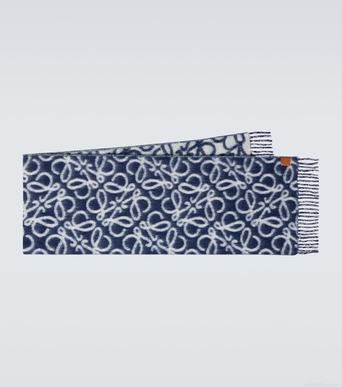 LoeweAnagram alpaca and wool-blend scarf LoeweAnagram alpaca and wool-blend scarf