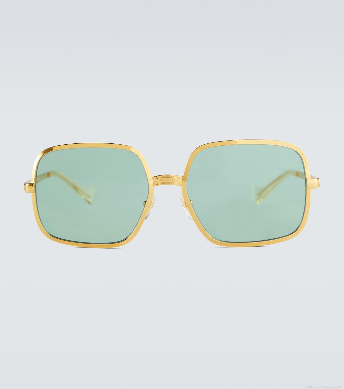GucciSquare-frame metal sunglasses GucciSquare-frame metal sunglasses
