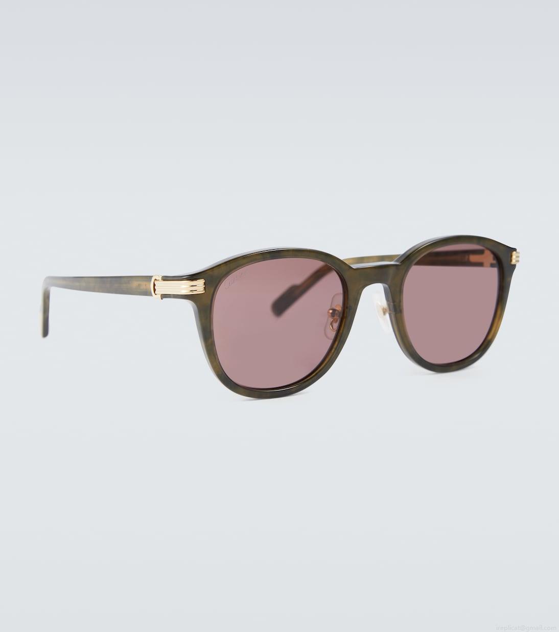 Cartier Eyewear CollectionTortoiseshell aviator sunglasses Cartier Eyewear CollectionTortoiseshell aviator sunglasses