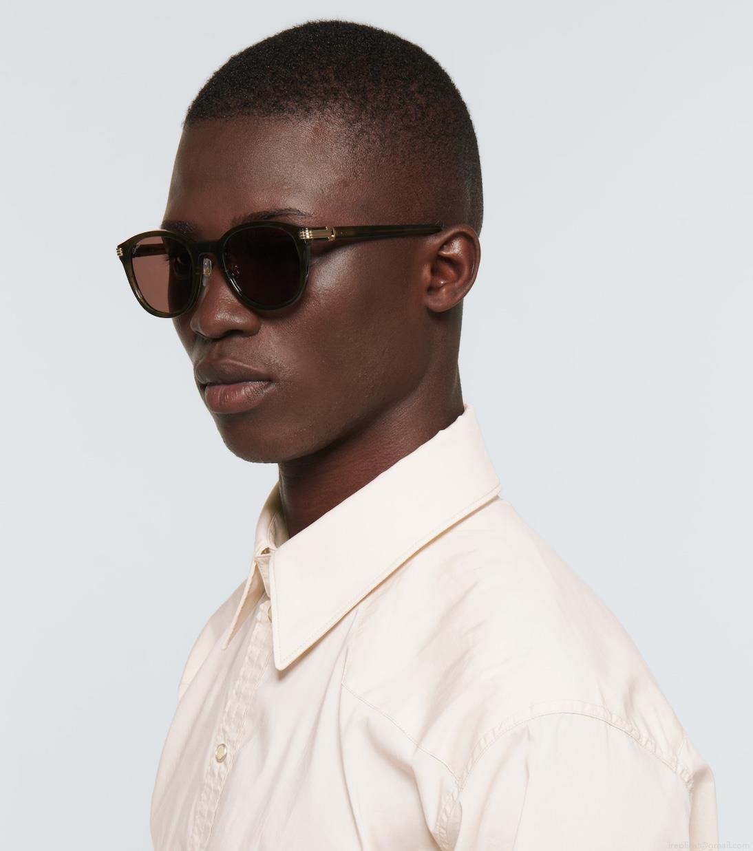 Cartier Eyewear CollectionTortoiseshell aviator sunglasses Cartier Eyewear CollectionTortoiseshell aviator sunglasses