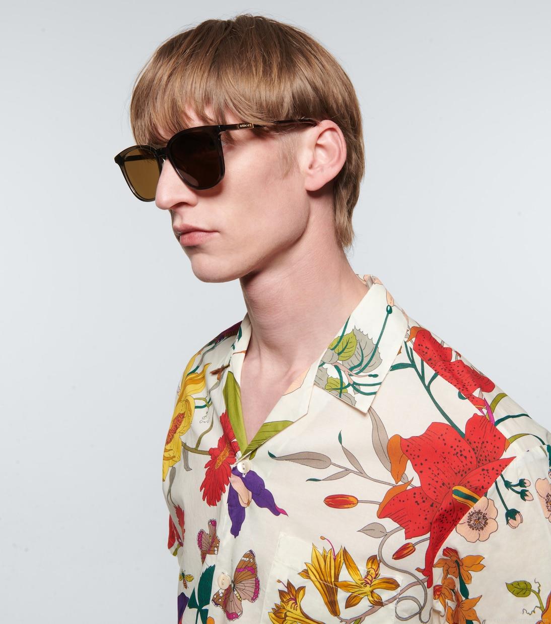 GucciSquare-frame acetate sunglasses GucciSquare-frame acetate sunglasses