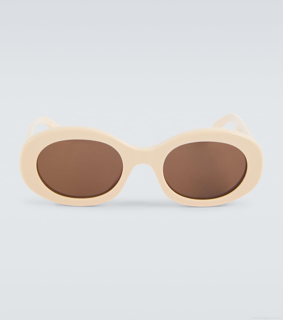 Celine EyewearTriomphe 01 oval sunglasses Celine EyewearTriomphe 01 oval sunglasses