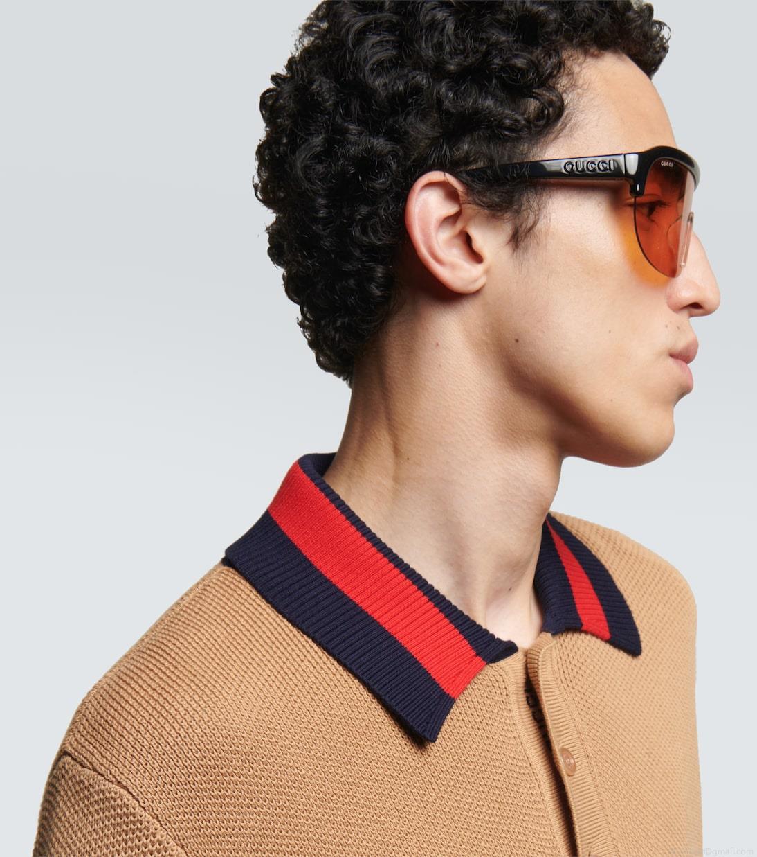 GucciFashion Show flat-top sunglasses GucciFashion Show flat-top sunglasses