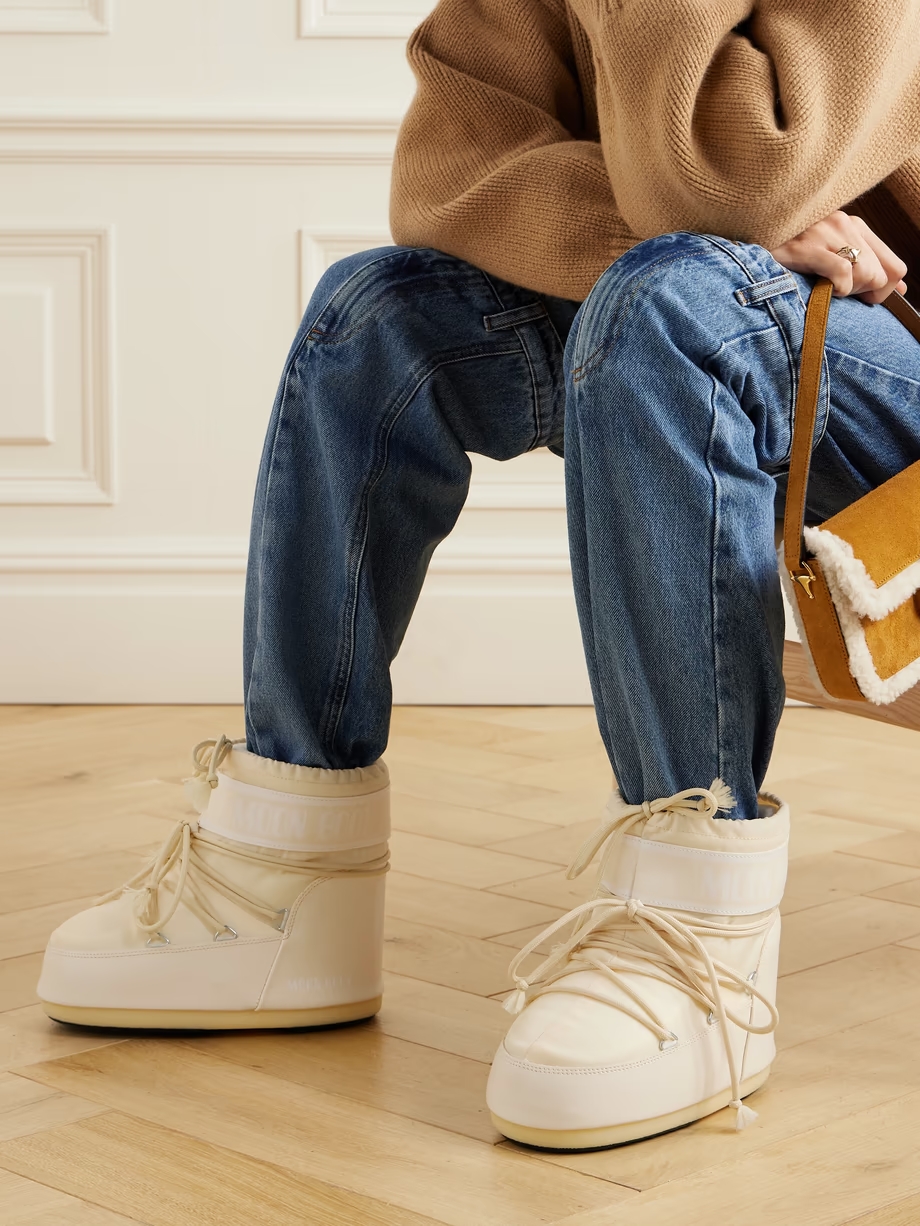 Icon Low shell and faux leather snow boots Icon Low shell and faux leather snow boots