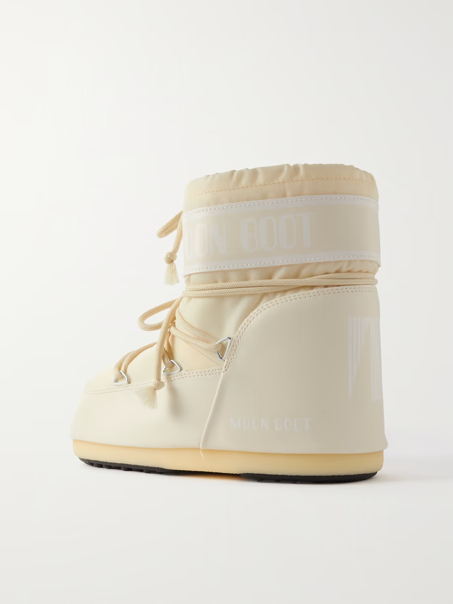 Icon Low shell and faux leather snow boots Icon Low shell and faux leather snow boots