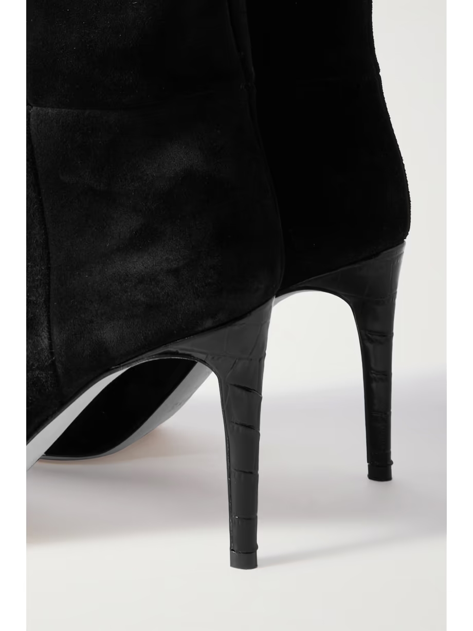 Stiletto 85 suede over-the-knee boots Stiletto 85 suede over-the-knee boots