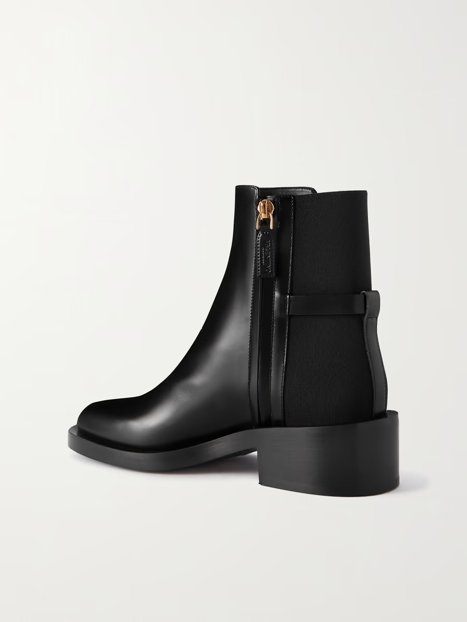 VLOGO embellished leather Chelsea boots VLOGO embellished leather Chelsea boots