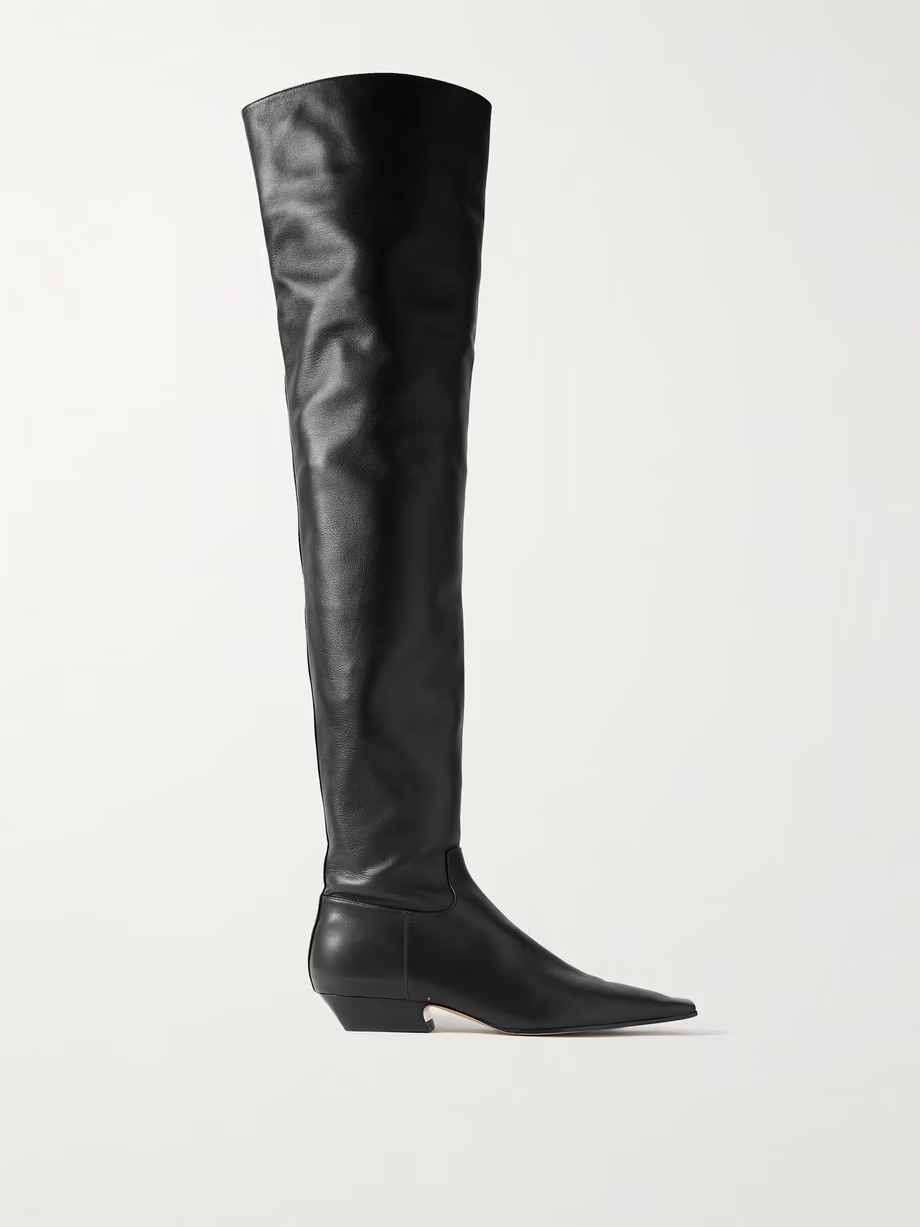 Marfa leather over-the-knee boots Marfa leather over-the-knee boots