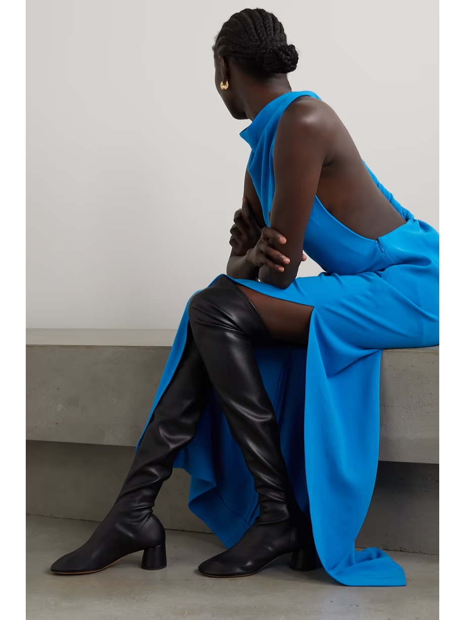 Glove leather over-the-knee boots Glove leather over-the-knee boots