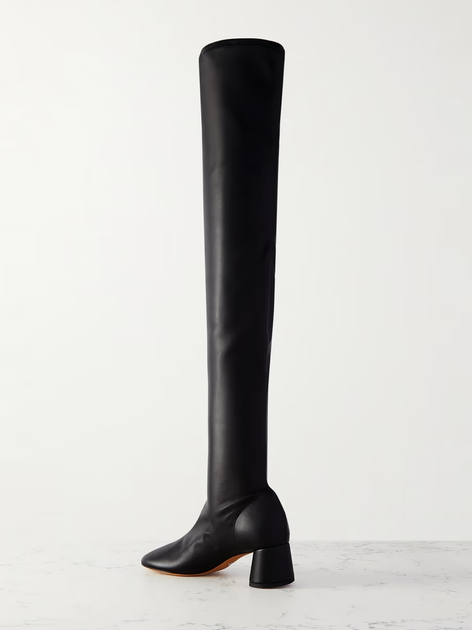 Glove leather over-the-knee boots Glove leather over-the-knee boots