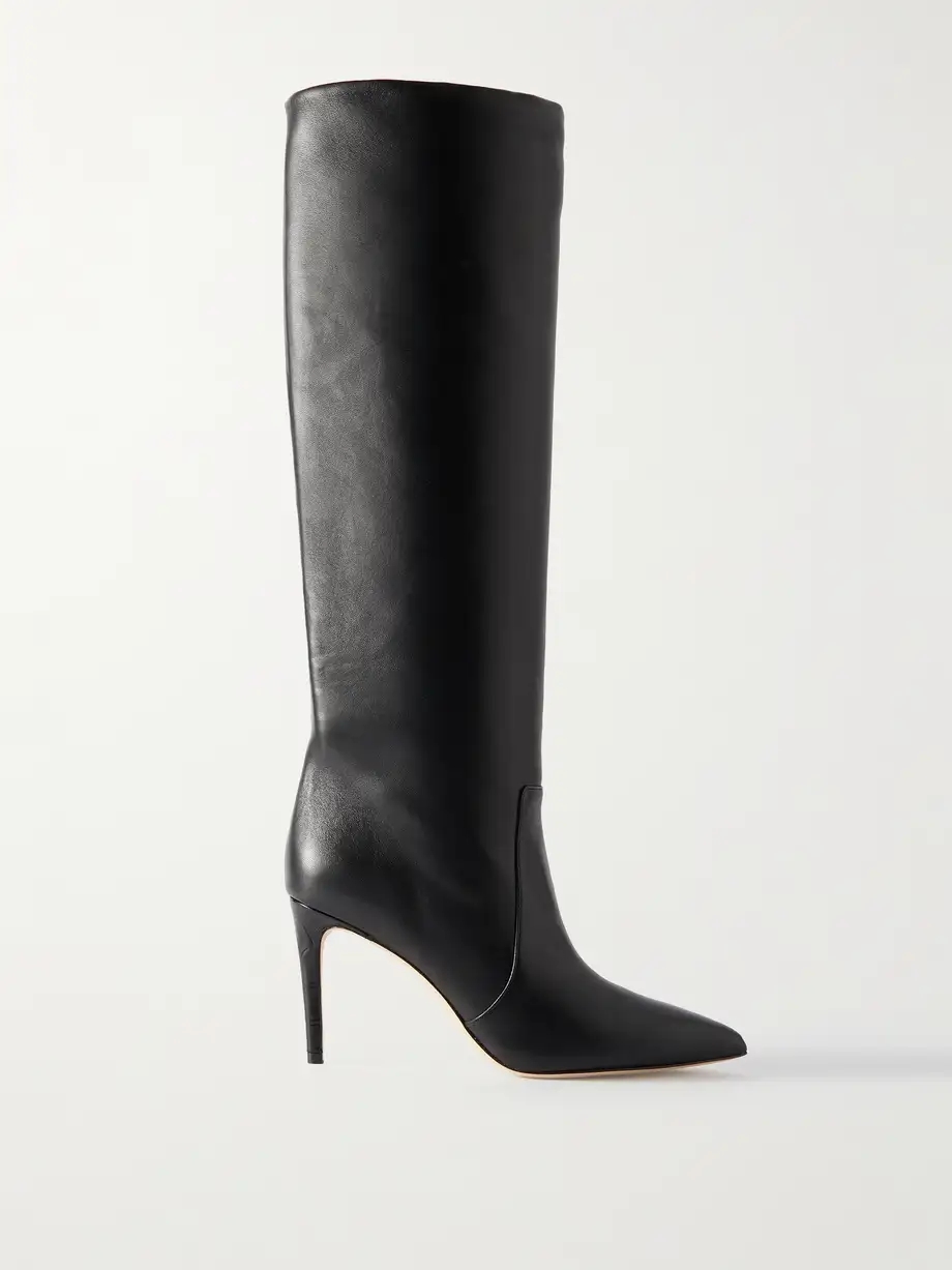 Stiletto leather knee boots Stiletto leather knee boots