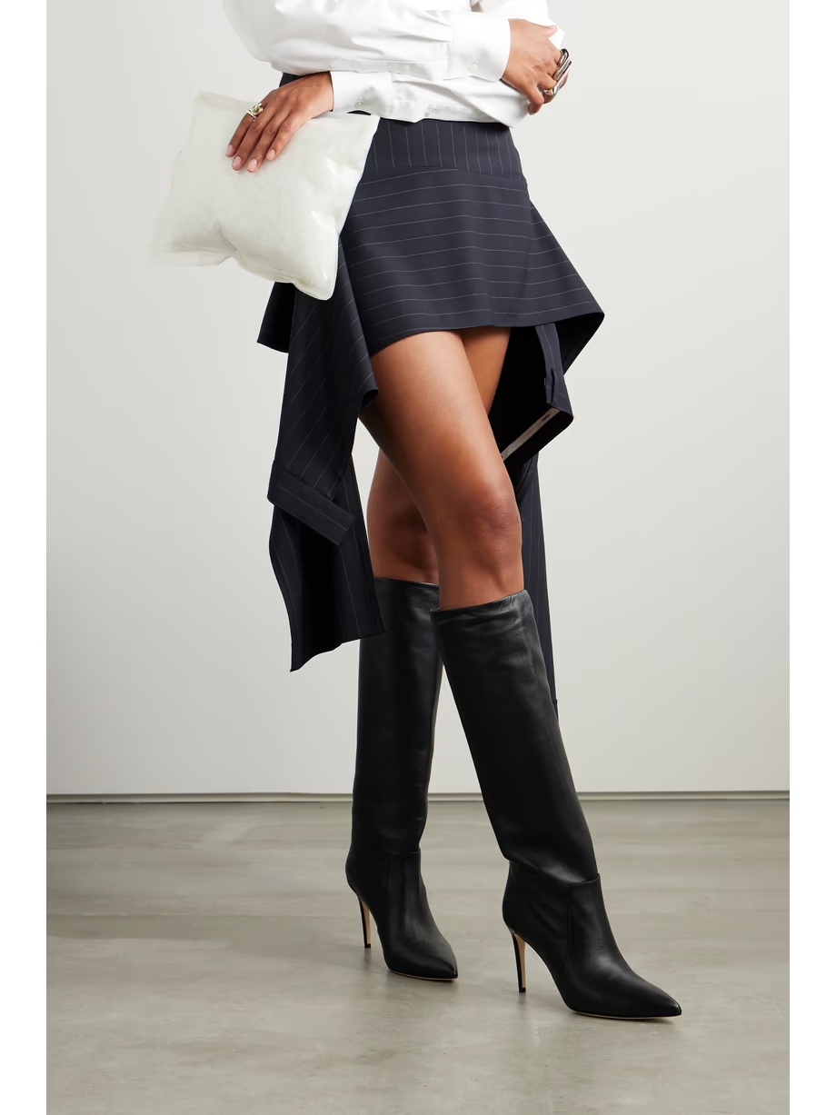 Stiletto leather knee boots Stiletto leather knee boots