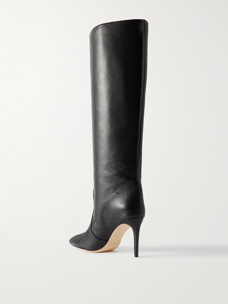 Stiletto leather knee boots Stiletto leather knee boots