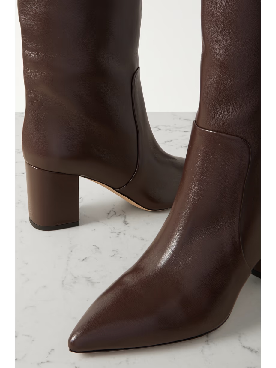 Anja leather knee boots Anja leather knee boots