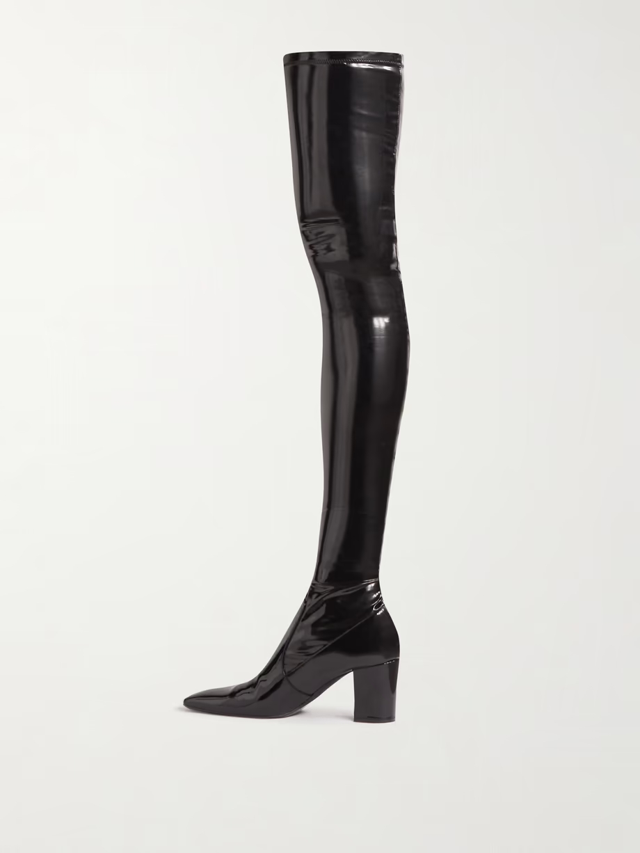 Betty latex over-the-knee boots Betty latex over-the-knee boots