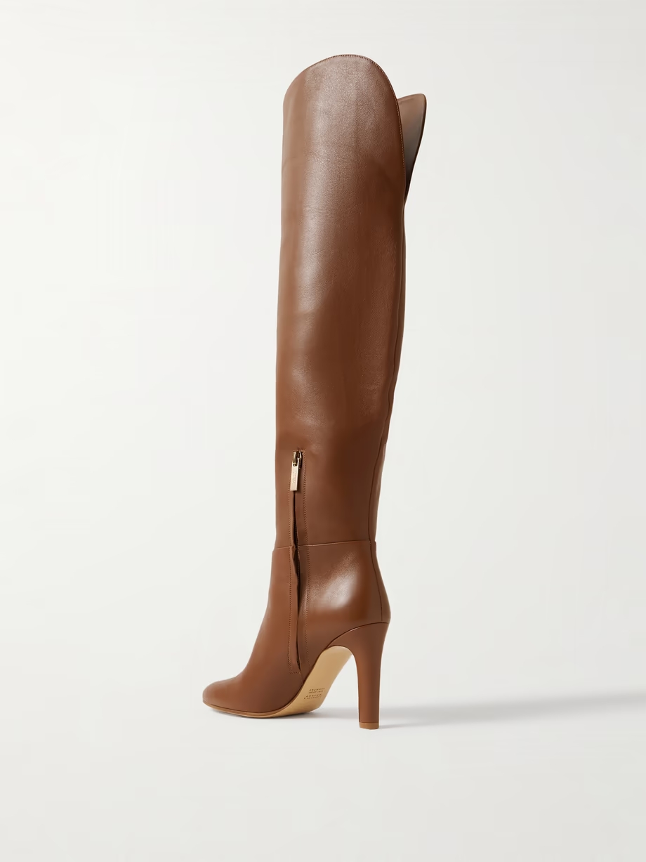 Linda leather over-the-knee boots Linda leather over-the-knee boots
