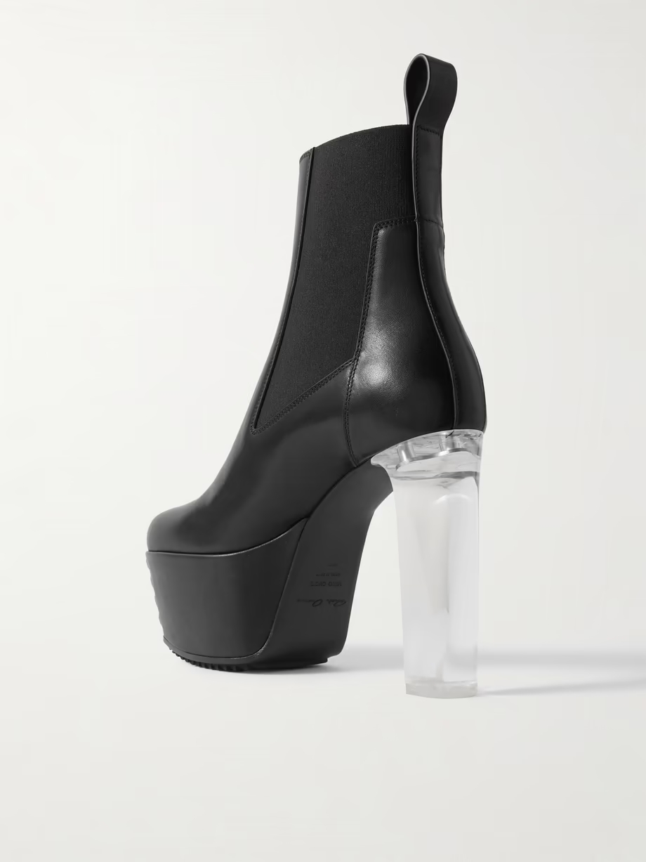 Minimal Grill Beatle leather platform ankle boots Minimal Grill Beatle leather platform ankle boots