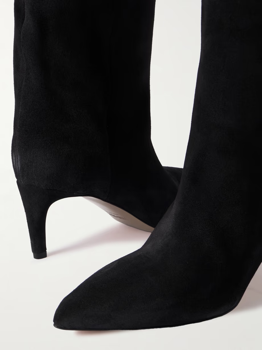Stiletto suede knee boots Stiletto suede knee boots