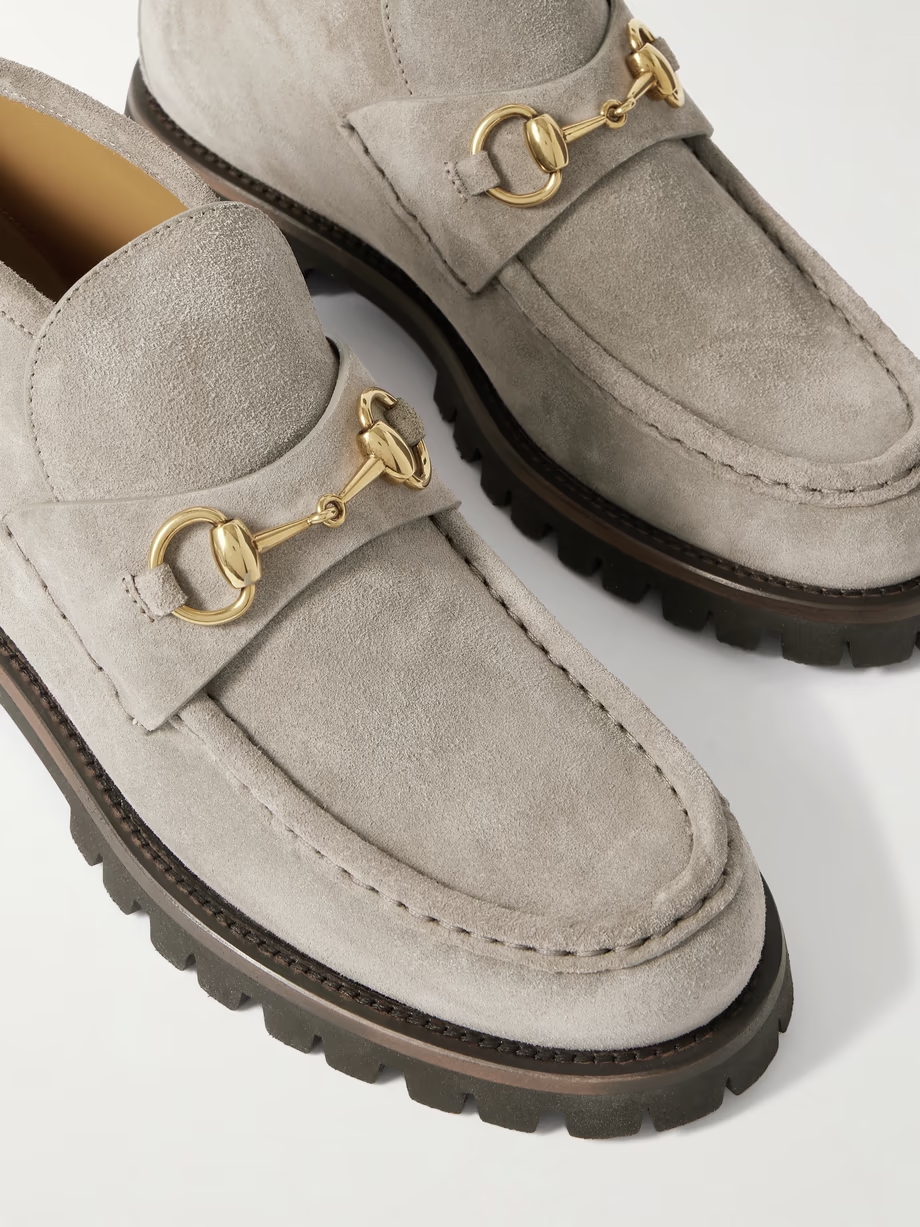 Sylke horsebit-detailed suede ankle boots Sylke horsebit-detailed suede ankle boots