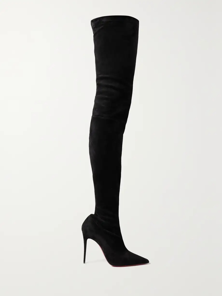 Kate Botta Alta stretch-suede over-the-knee boots Kate Botta Alta stretch-suede over-the-knee boots