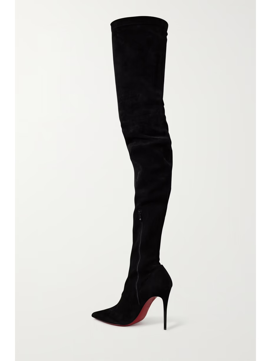 Kate Botta Alta stretch-suede over-the-knee boots Kate Botta Alta stretch-suede over-the-knee boots
