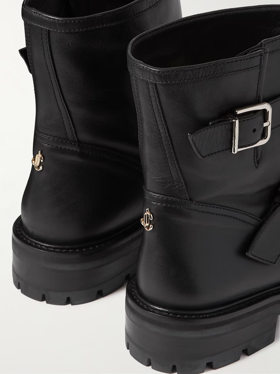 Youth II buckled leather ankle boots Youth II buckled leather ankle boots