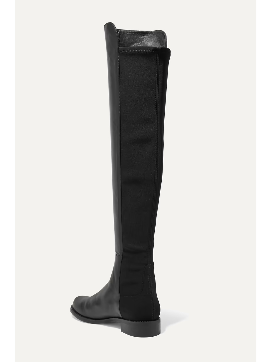 5050 leather and stretch knee boots 5050 leather and stretch knee boots