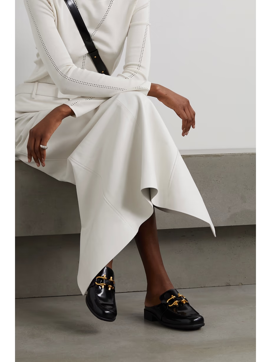 Monsieur Mocassin glossed-leather loafers Monsieur Mocassin glossed-leather loafers