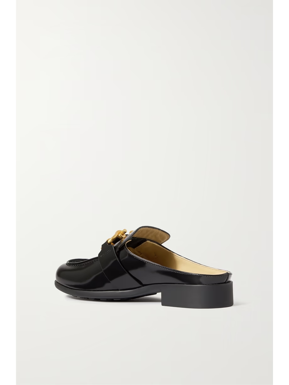 Monsieur Mocassin glossed-leather loafers Monsieur Mocassin glossed-leather loafers