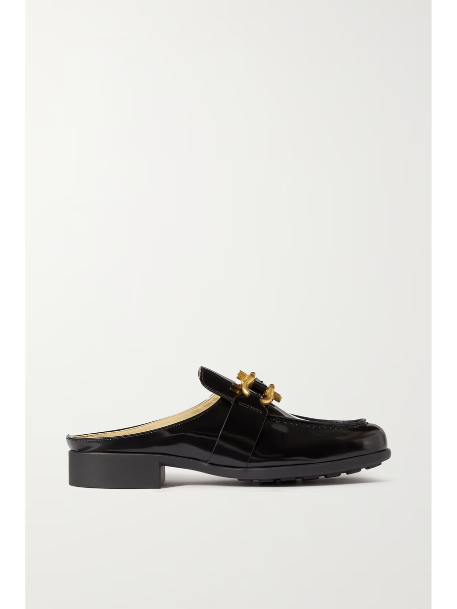 Monsieur Mocassin glossed-leather loafers Monsieur Mocassin glossed-leather loafers