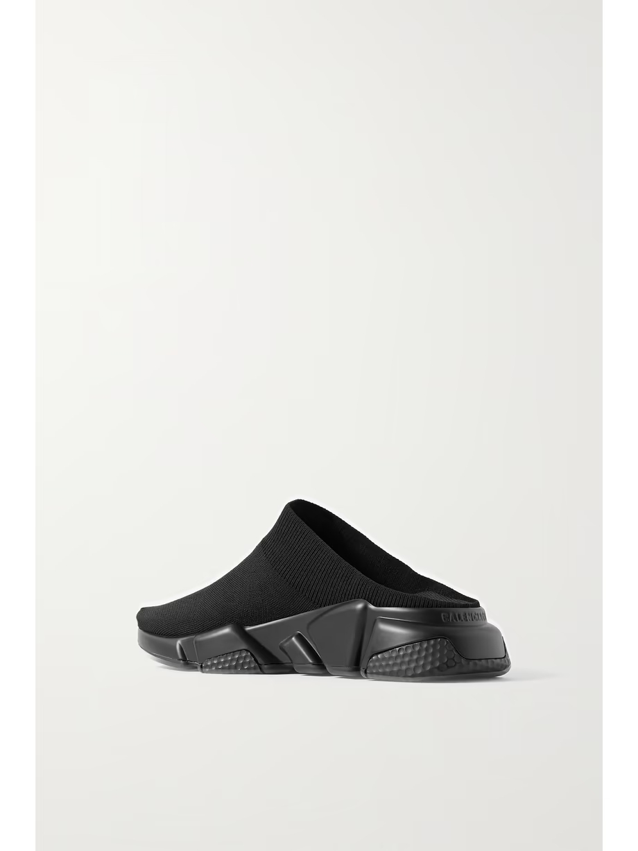 Speed printed recycled-knit mules Speed printed recycled-knit mules