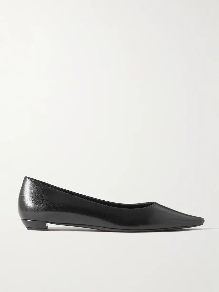Claudette leather point-toe flats Claudette leather point-toe flats