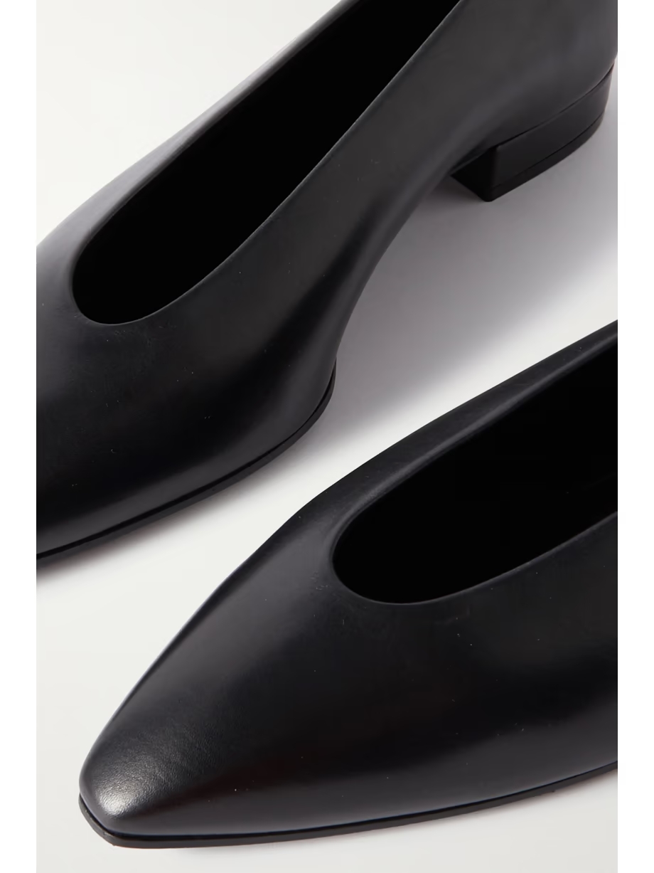 Rebecca leather point-toe flats Rebecca leather point-toe flats