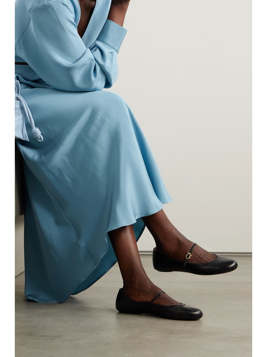 Carla leather Mary Jane ballet flats Carla leather Mary Jane ballet flats