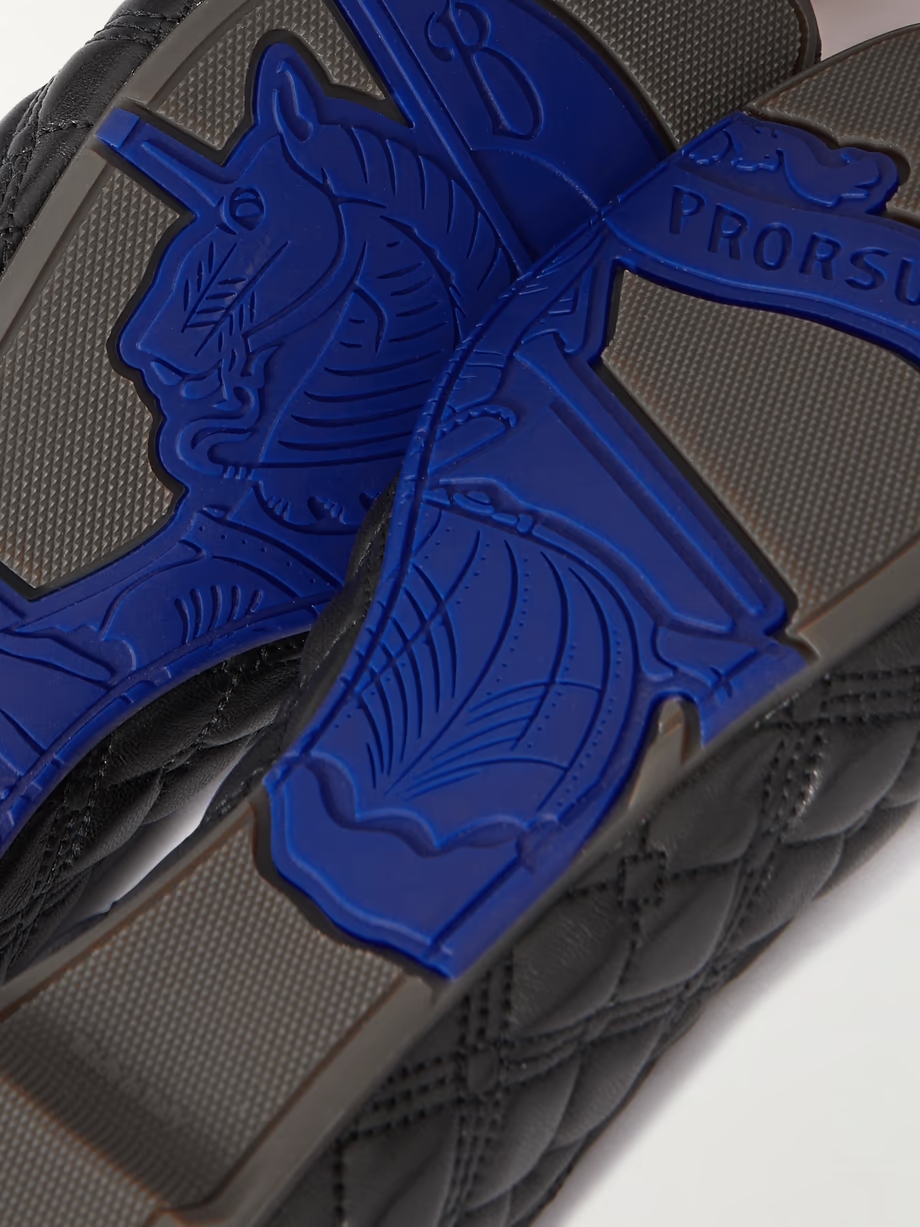 Embroidered quilted leather ballet flats Embroidered quilted leather ballet flats