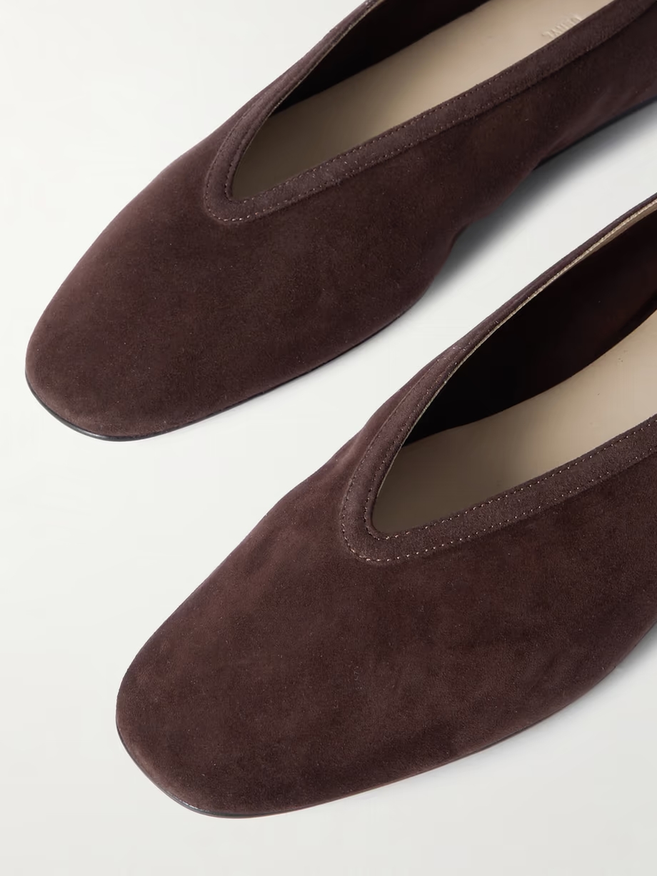 Luna suede ballet flats Luna suede ballet flats