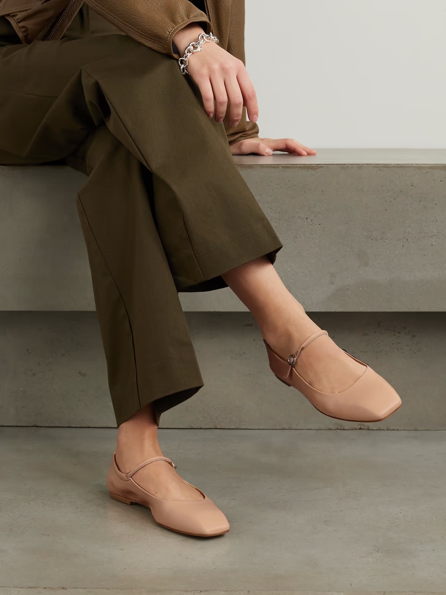 Uma leather Mary Jane ballet flats Uma leather Mary Jane ballet flats