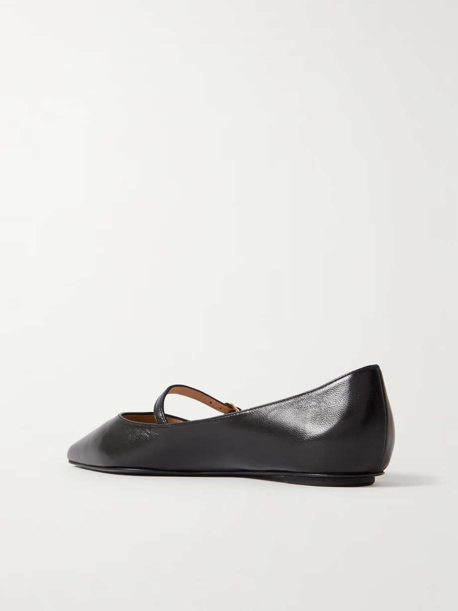 Emilia leather Mary Jane point-toe flats Emilia leather Mary Jane point-toe flats