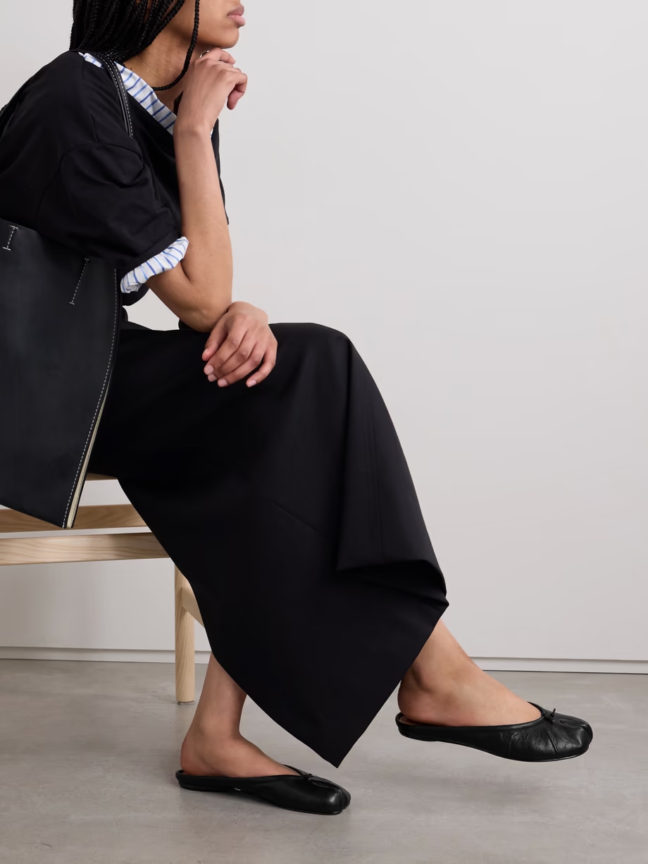 Tabi split-toe leather slippers Tabi split-toe leather slippers